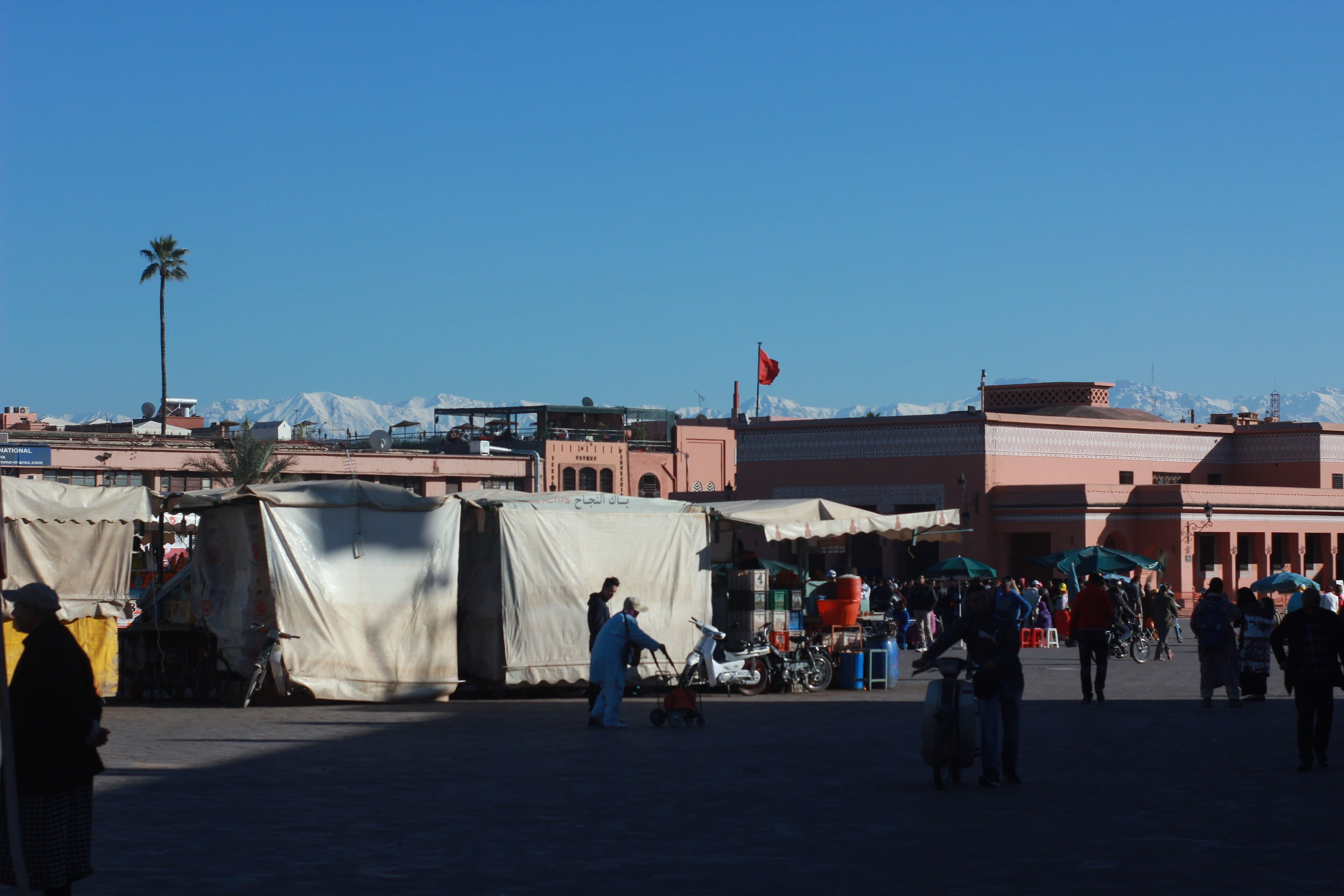 Plaza Jemaa El Fna En Marrakech